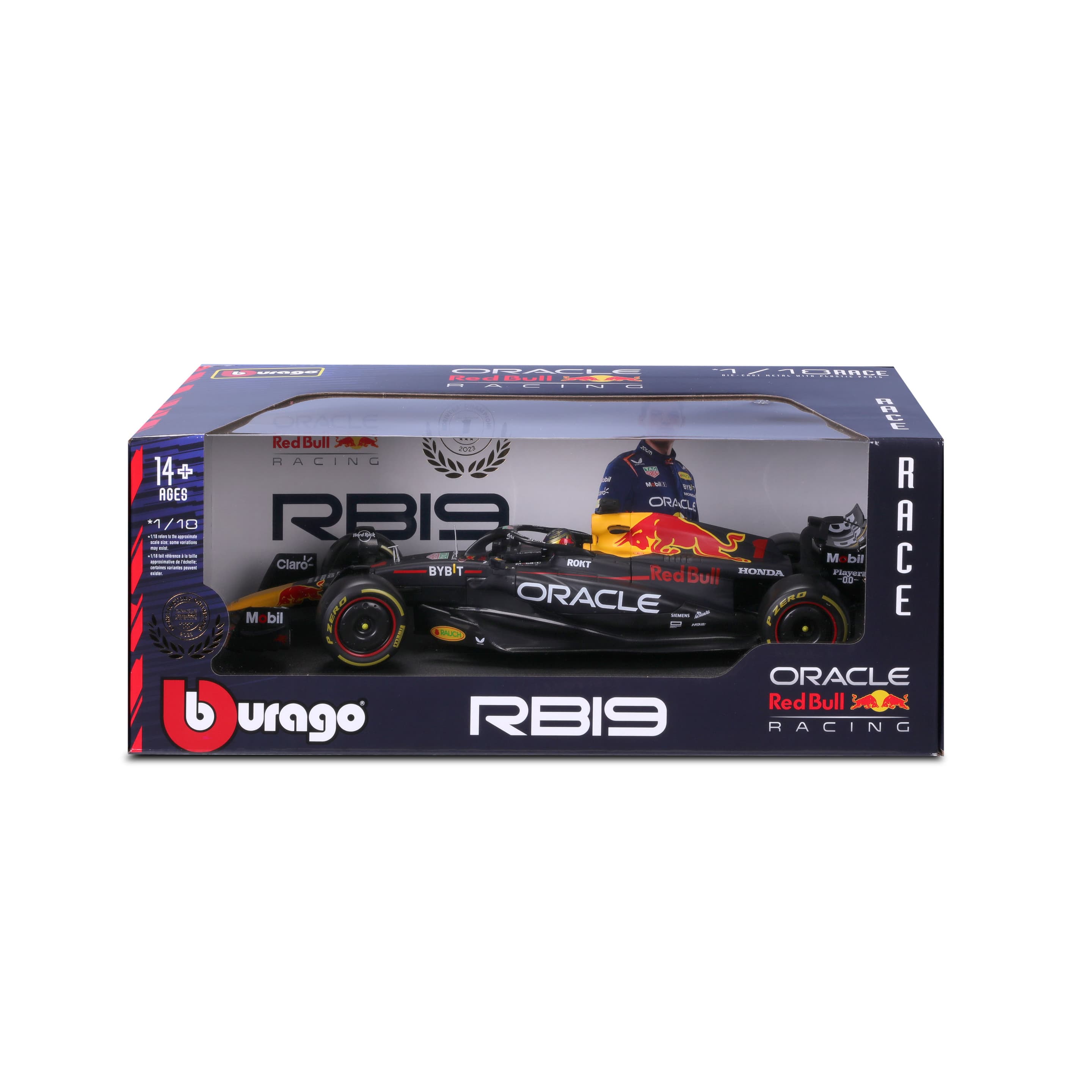 Produktbild Bburago - 1:18 Formel 1 Red Bull RB19 (2023) - Max Verstappen 10 von 12