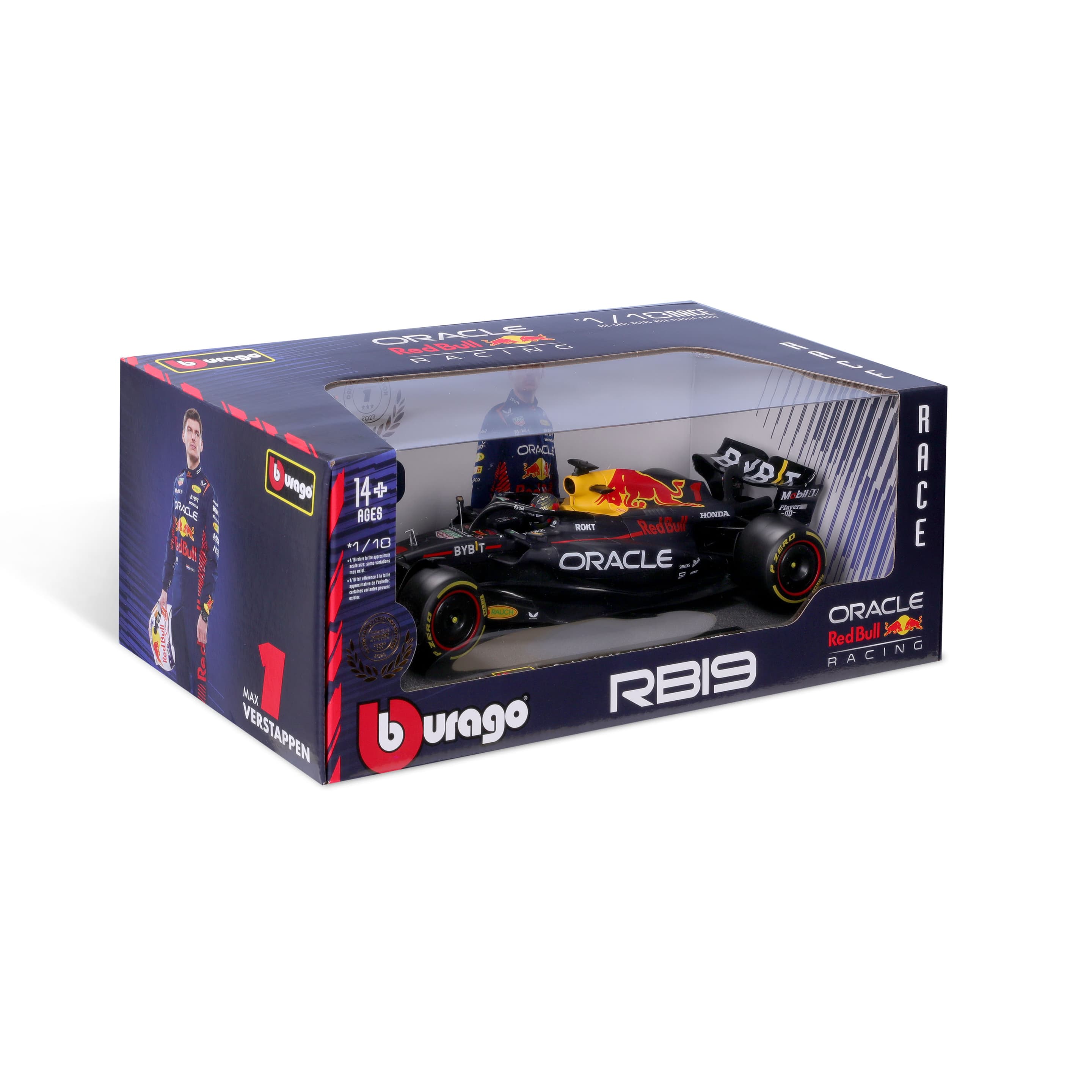 Produktbild Bburago - 1:18 Formel 1 Red Bull RB19 (2023) - Max Verstappen 11 von 12