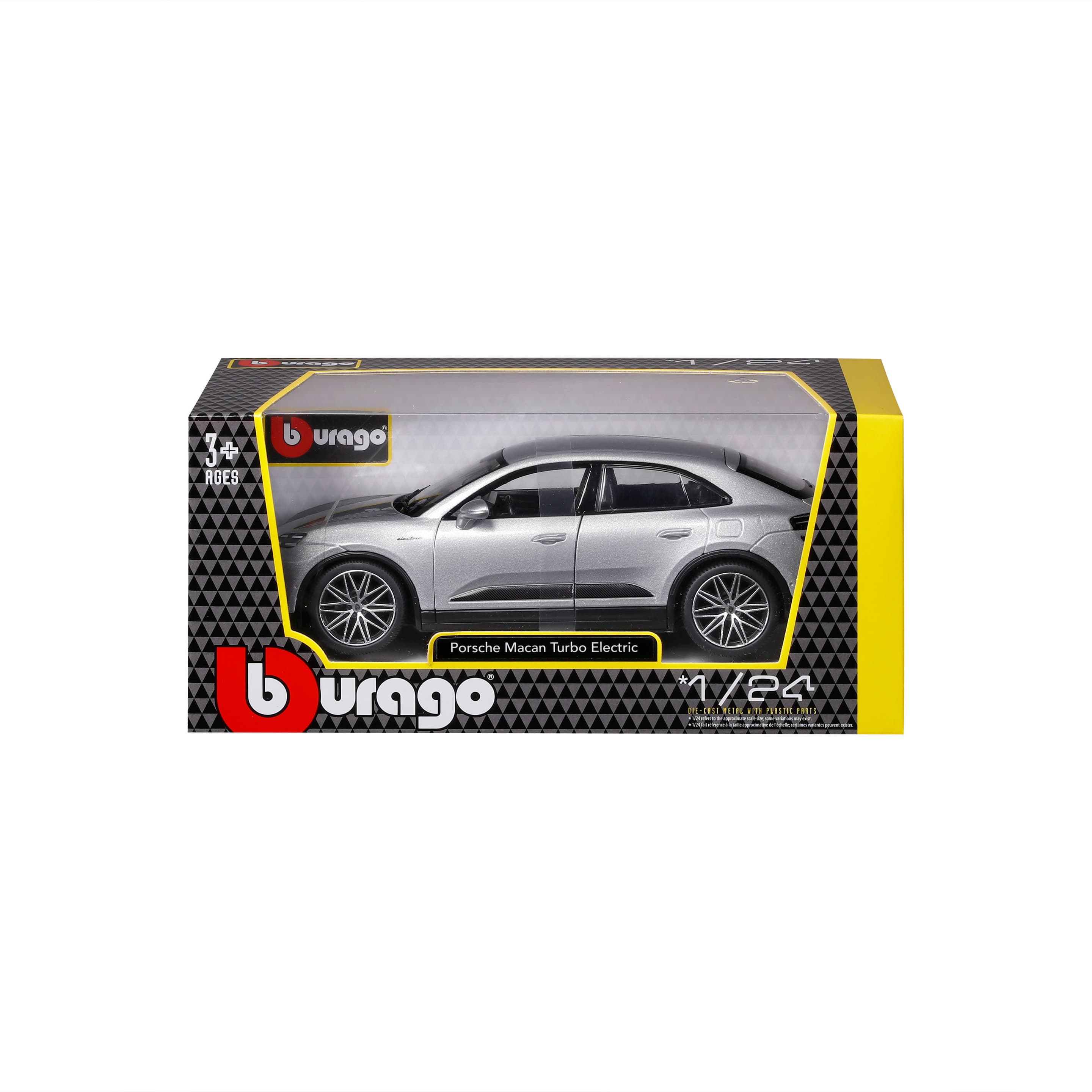 Produktbild Bburago - 1:24 Porsche Macan Turbo 4 Electric (2024) silber 8 von 8