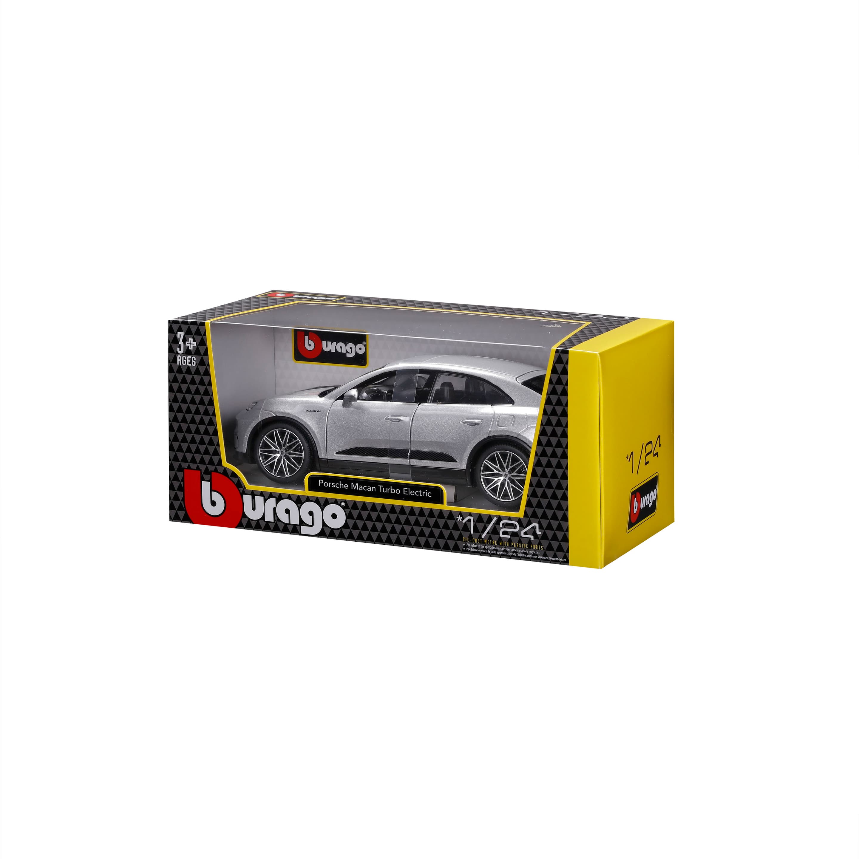 Produktbild Bburago - 1:24 Porsche Macan Turbo 4 Electric (2024) silber 7 von 8