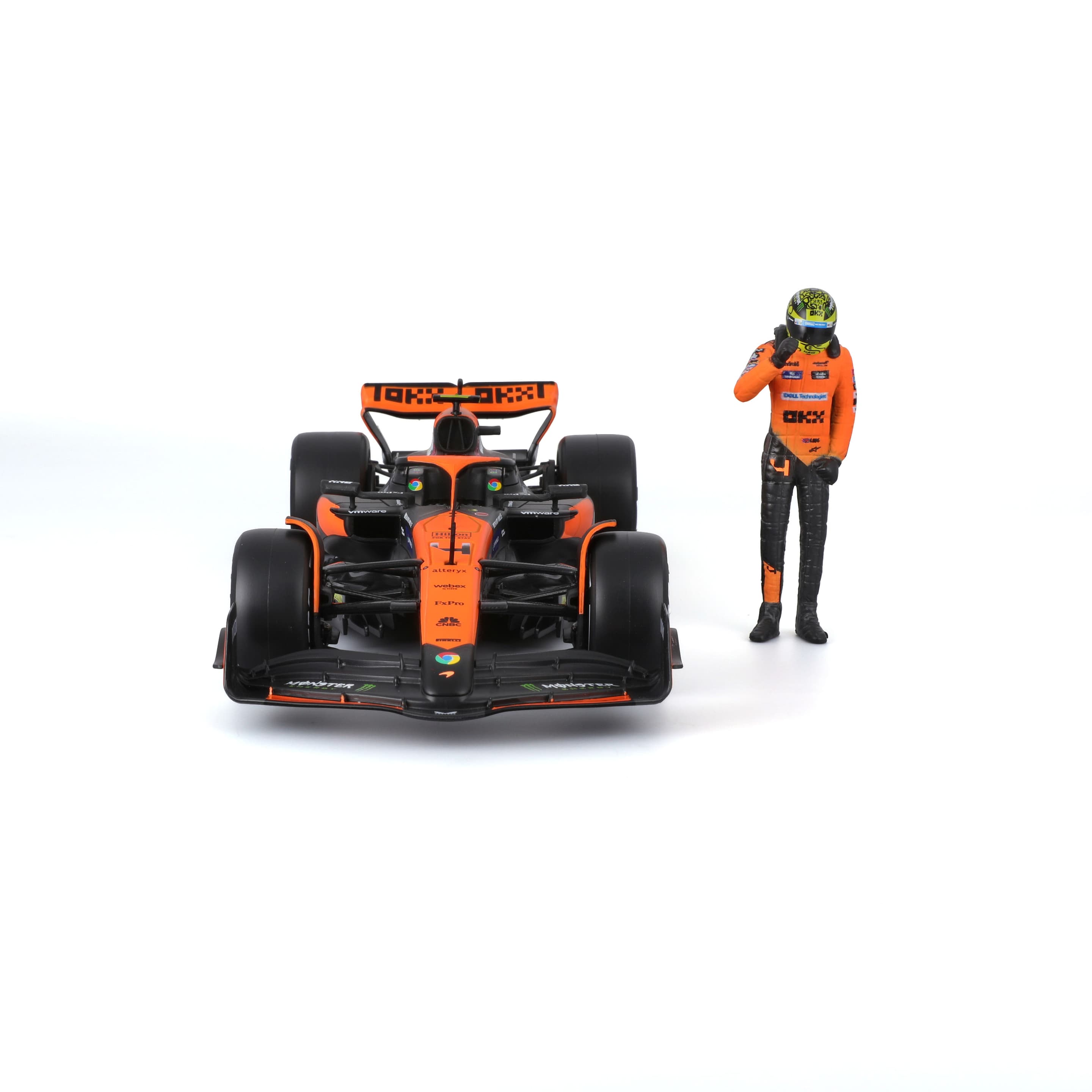 Produktbild Bburago - 1:24 McLaren MCL38 (2024), mit Figur, Windowbox 5 von 8