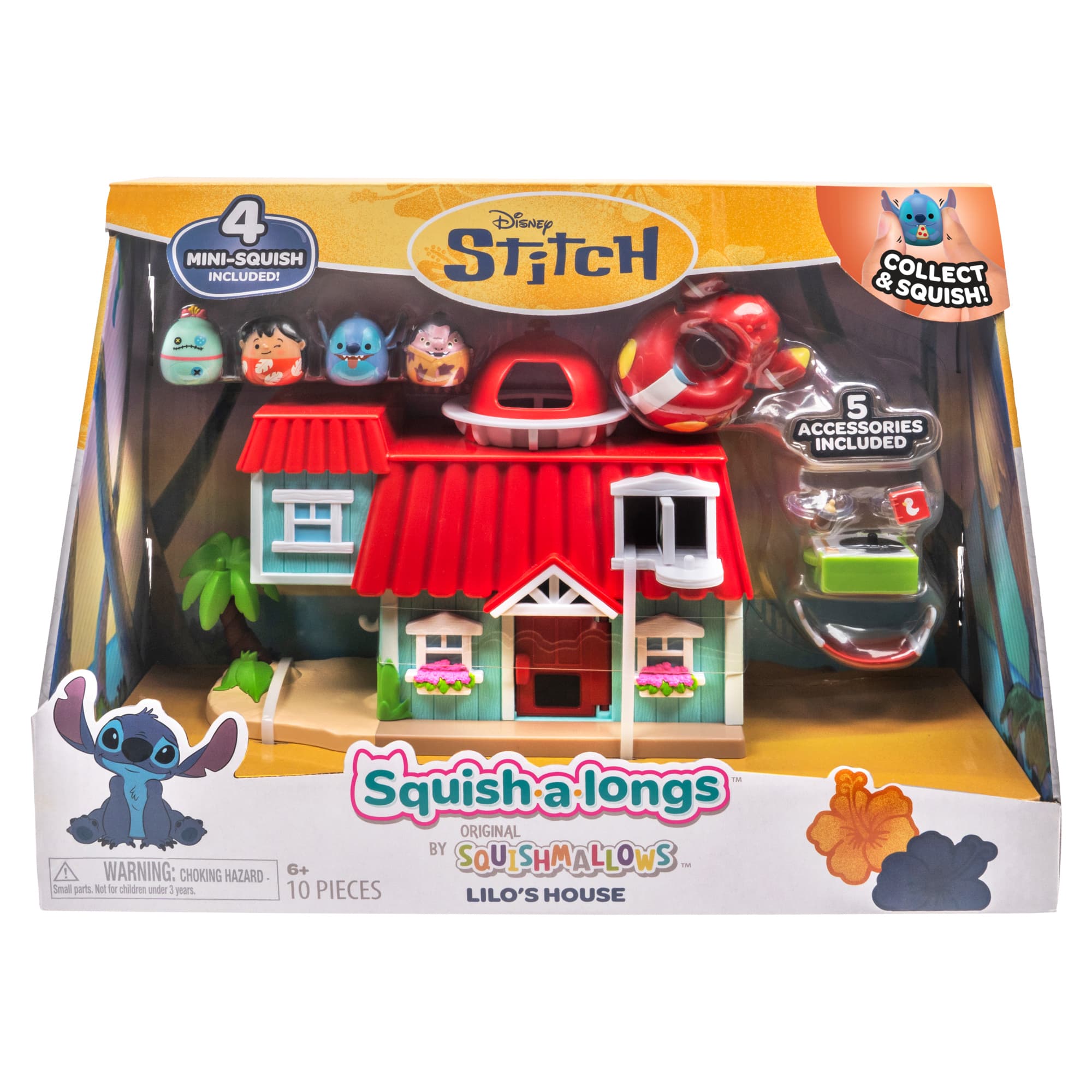 Disney Lilo & Stitch - Lilos Haus Spielset (Squish-a-longs)