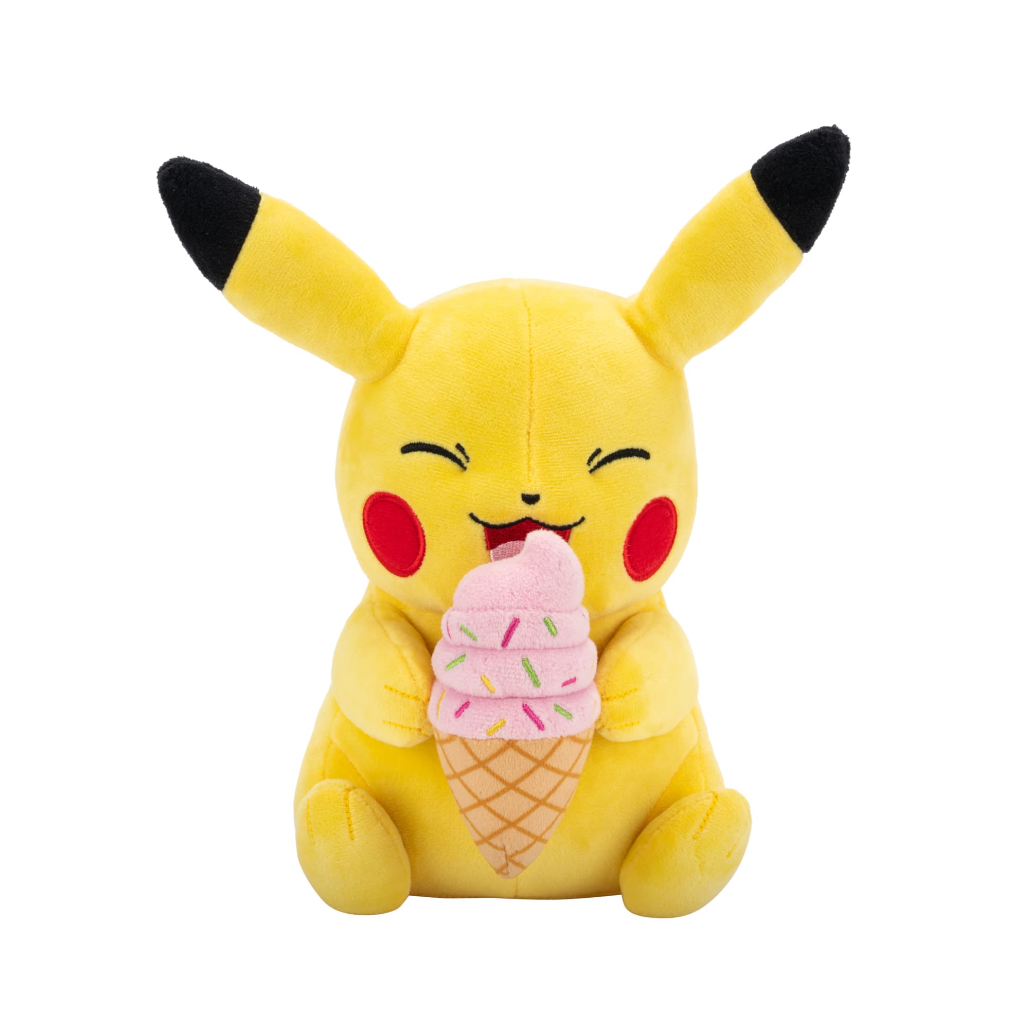 Pokémon Kuscheltier Pikachu mit Eiscreme 20 cm