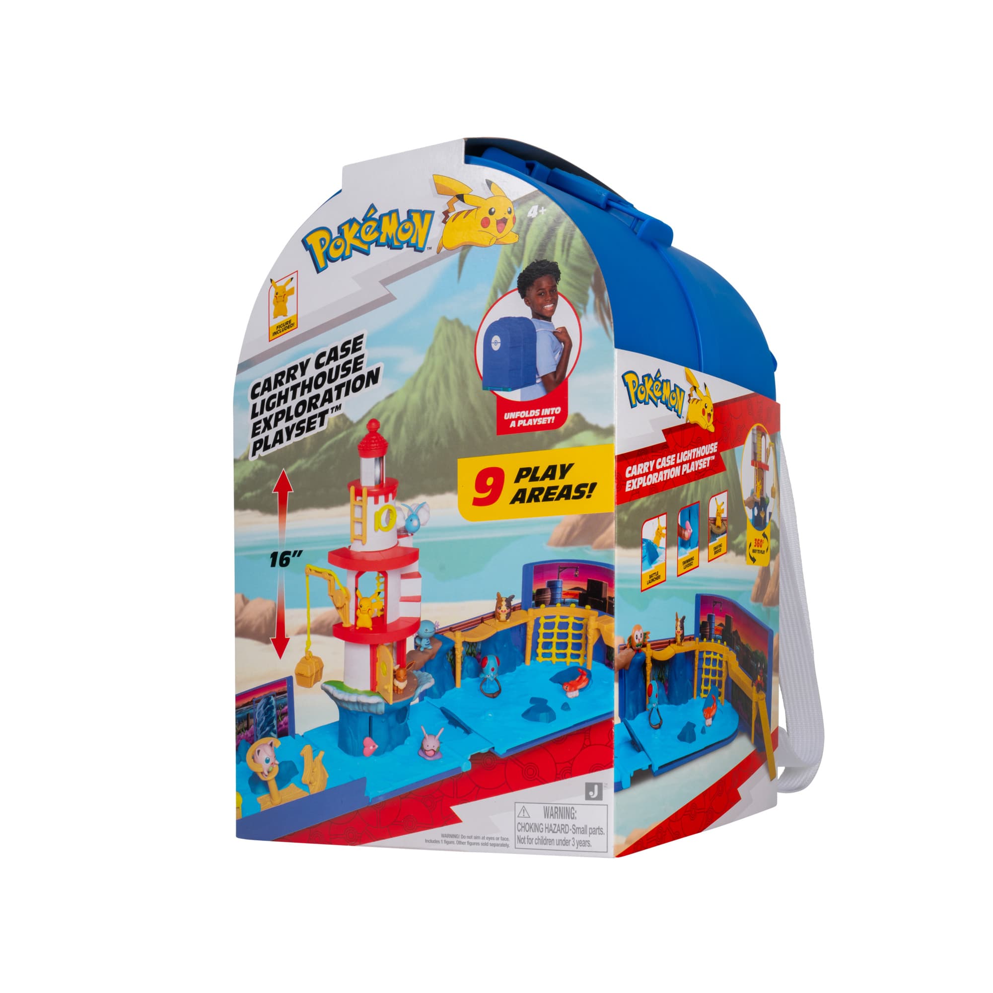 Pokémon Leuchtturm Rucksack Spielset