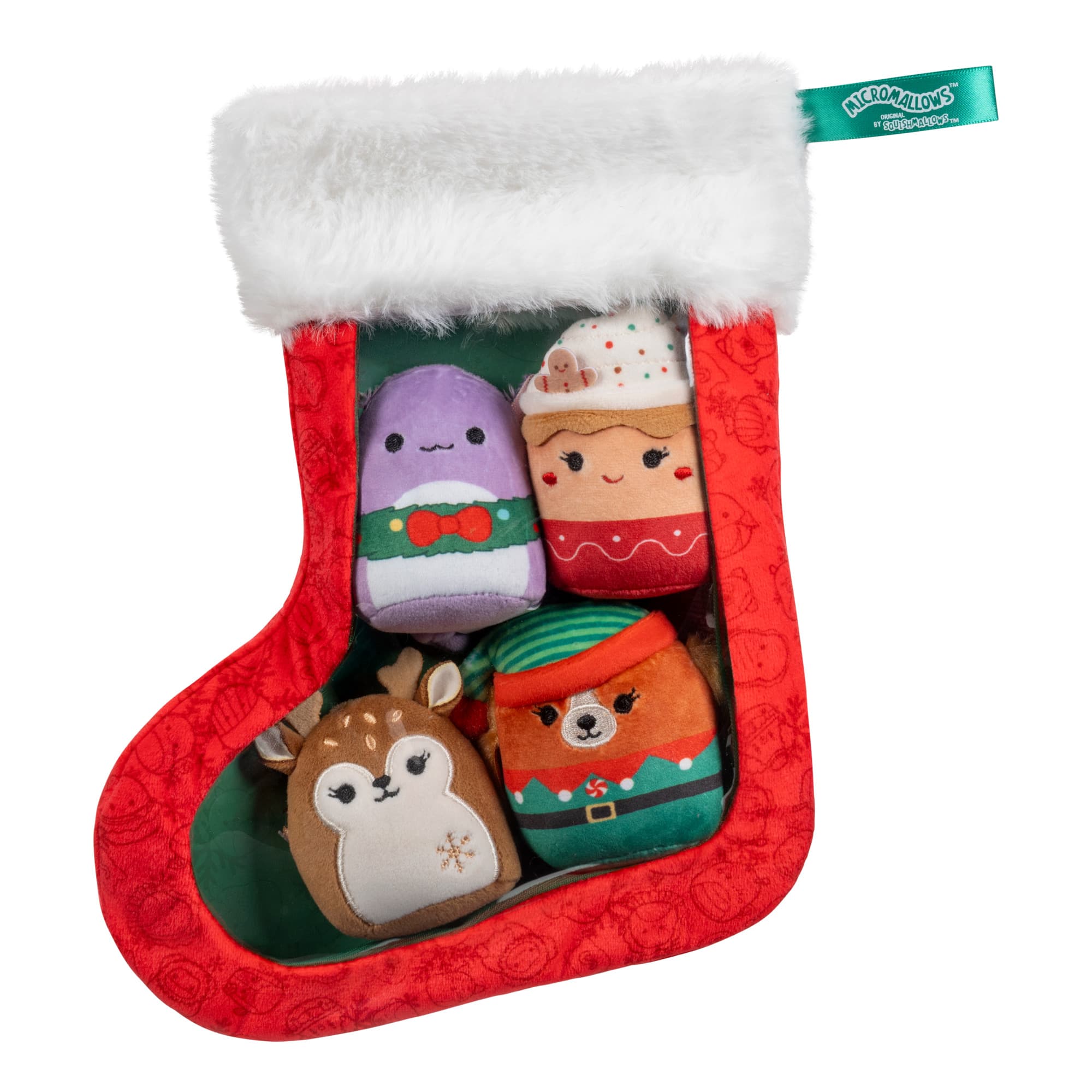 Squishmallows Weihnachtsstrumpf inkl. 4 Micromallows