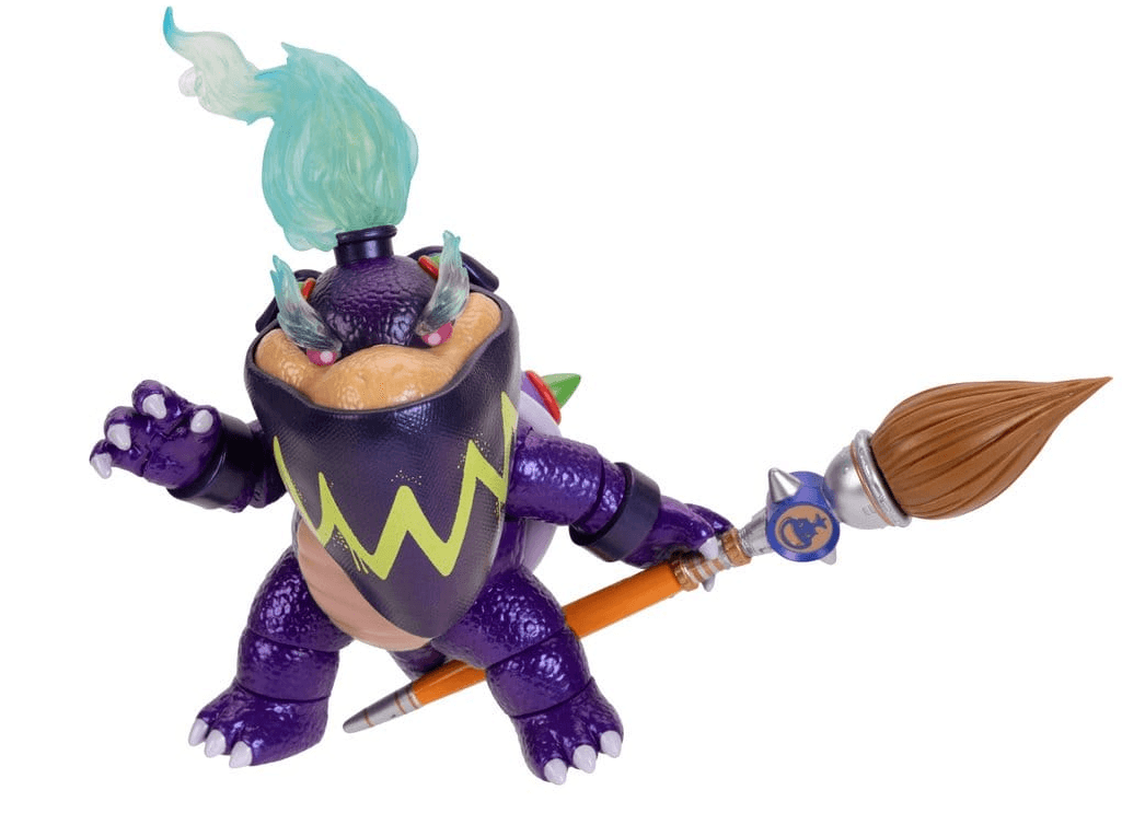 Jakks Pacific - Super Mario Galaxy  Wonder Bowser Jr. Actionfigur – detailreiche Nintendo Sammelfigur