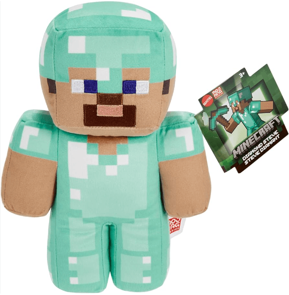 Minecraft Diamond Steve Plüschfigur 20 cm