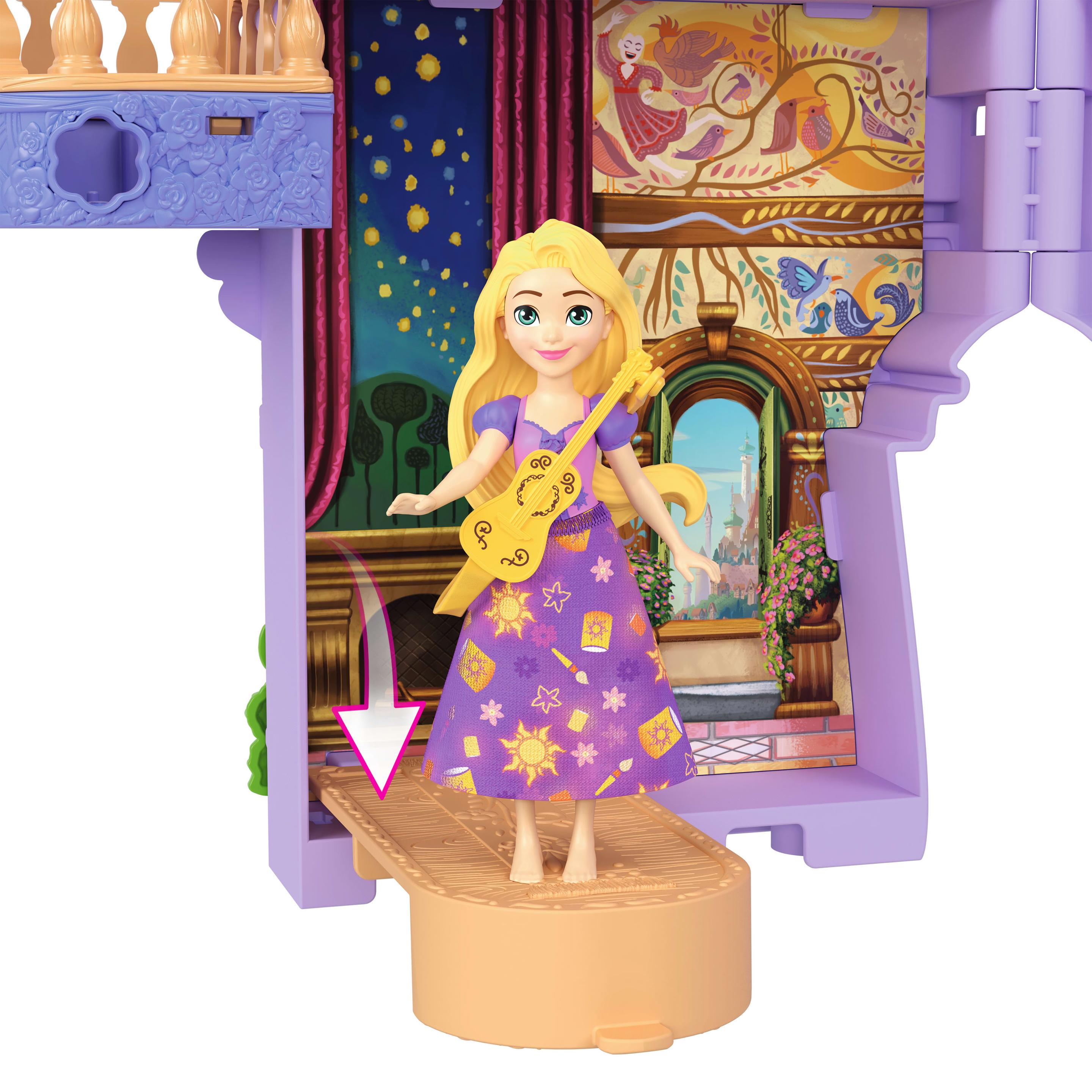 Produktbild Mattel Disney Princess Rapunzel Storytime Stackers Puppenhaus mit kleiner Puppe, Pascal-Figur und 7 Zubehörteilen 4 von 6