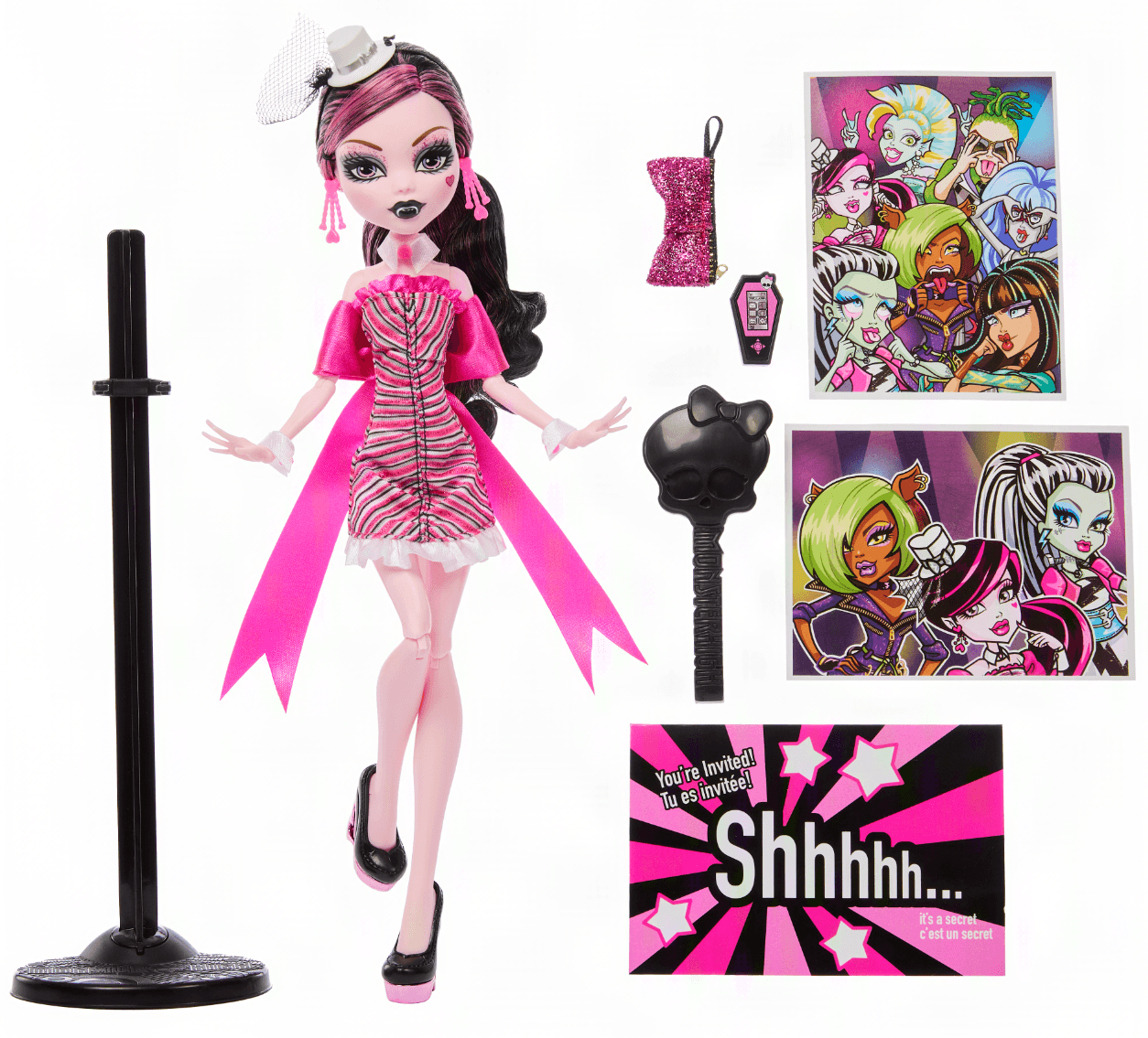 Monster High Dawn of the Dance Draculaura Puppe mit Kleid und Zubehör