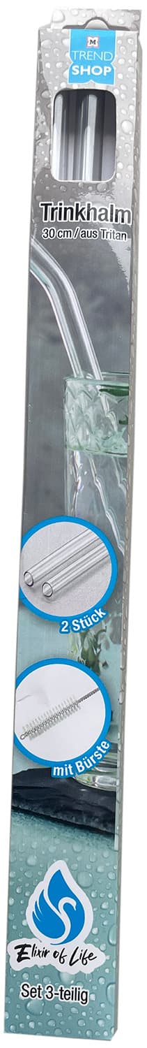 TRENDSHOP Trinkhalme Elixir