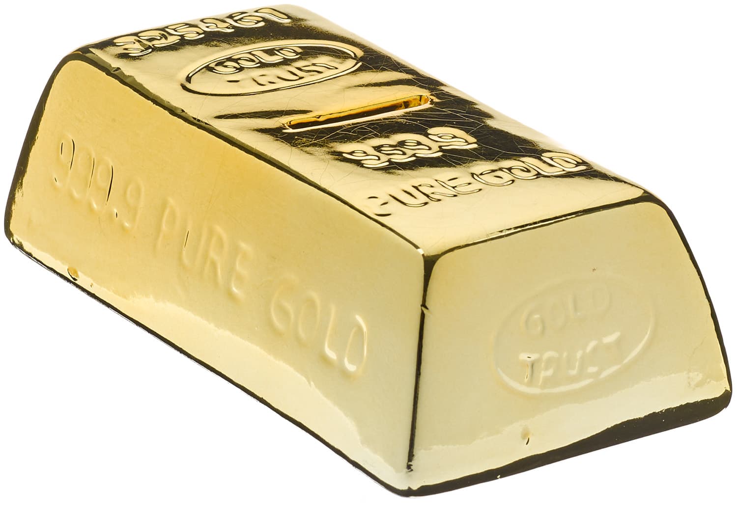 TRENDSHOP Spardose Goldbarren