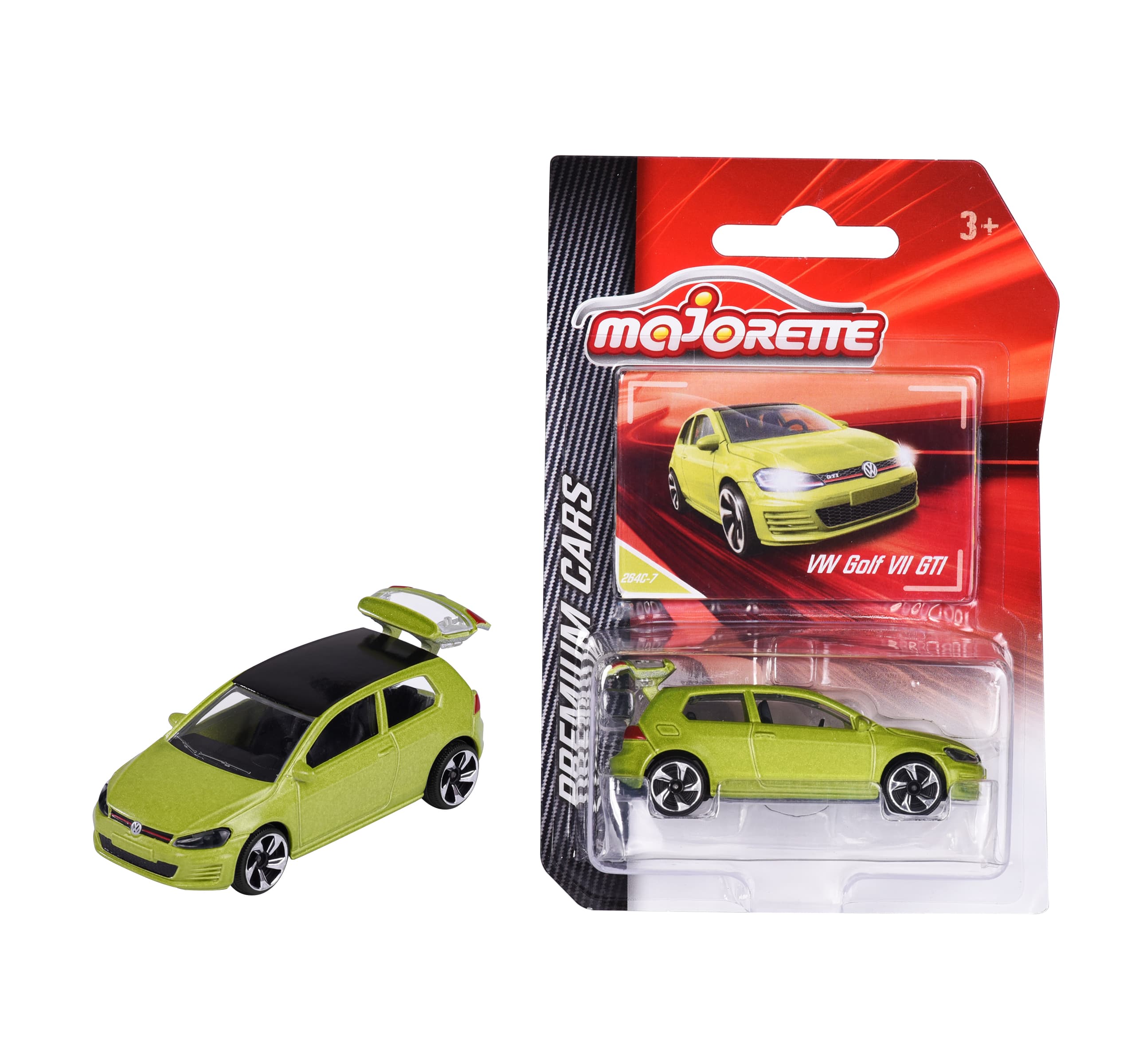 Majorette - Premium Cars VW Golf GTI, grün