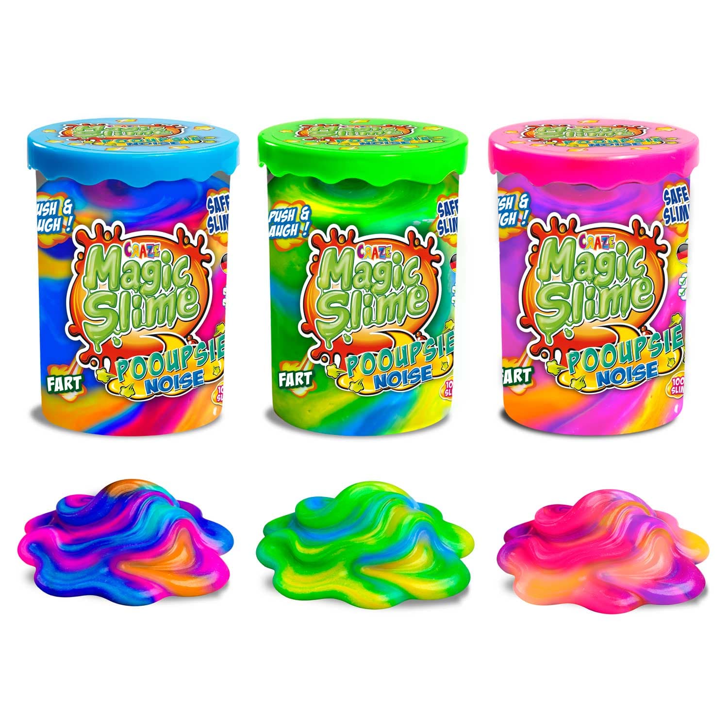 CRAZE - MAGIC SLIME Dose mit 100ml Pups-Schleim