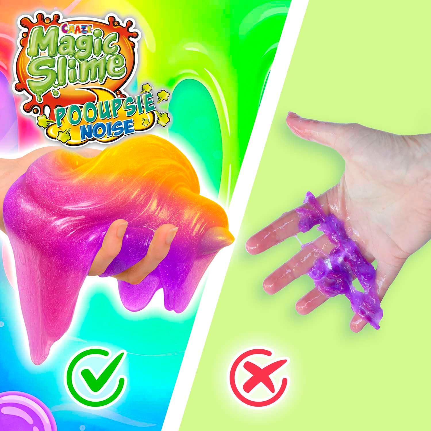 CRAZE - MAGIC SLIME Dose mit 100ml Pups-Schleim