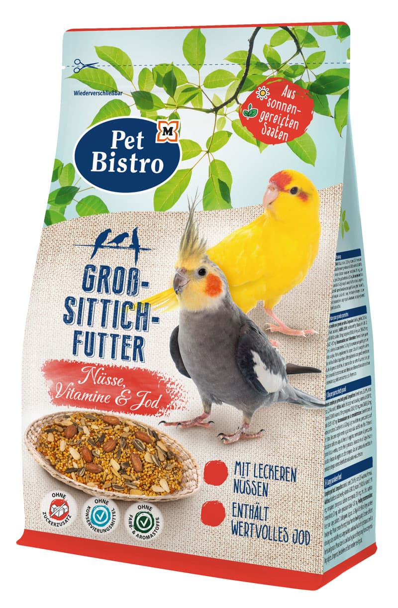 Pet Bistro Großsittichfutter mit Nüssen