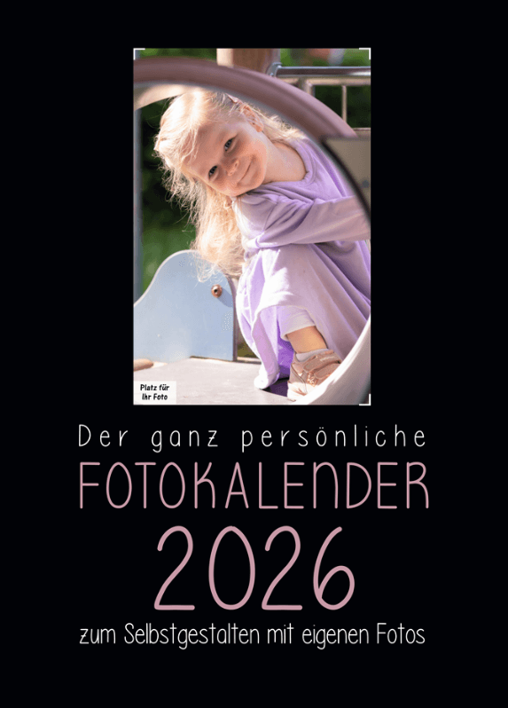 Müller Fotokalender 2026 zum Selbstgestalten 29,5 x 21cm