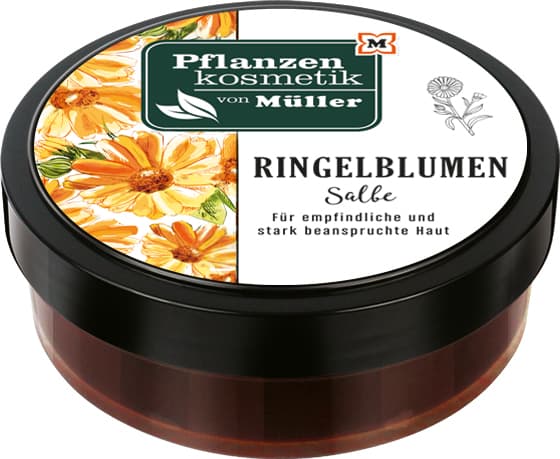 Pflanzenkosmetik von Müller Ringelblumensalbe
