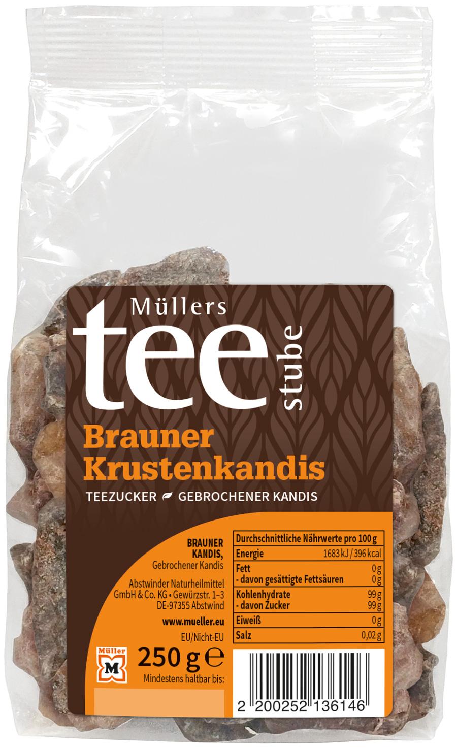 Müllers Teestube Brauner Krustenkandis