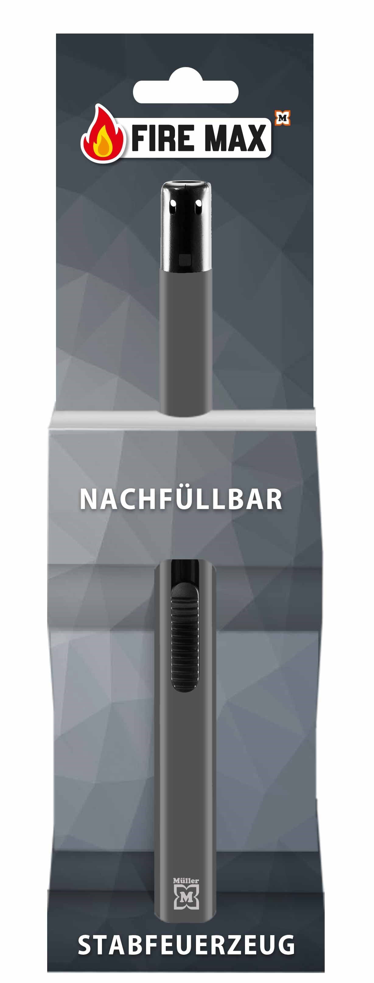 FIRE MAX Stabfeuerzeug Softtouch sortiert