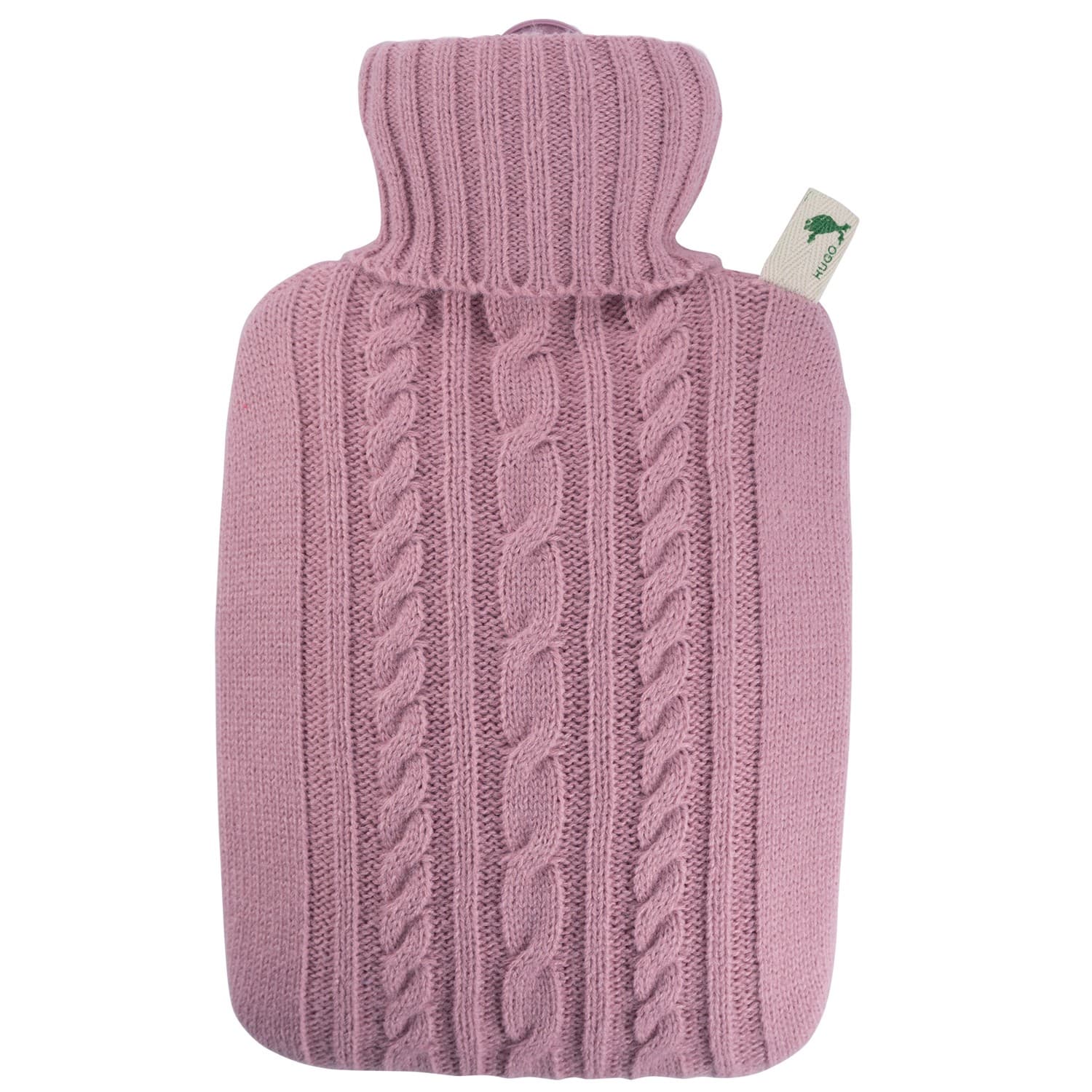 Wärmflasche Klassik 1.8 l Strickbezug pastell-rosa