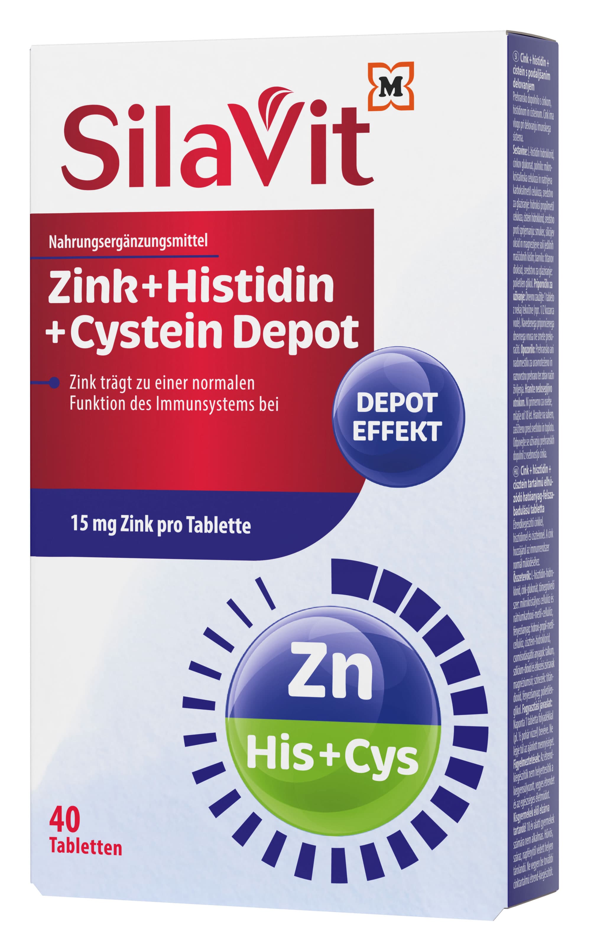 SilaVit Tabletten Zink Histidin Cystein Depot