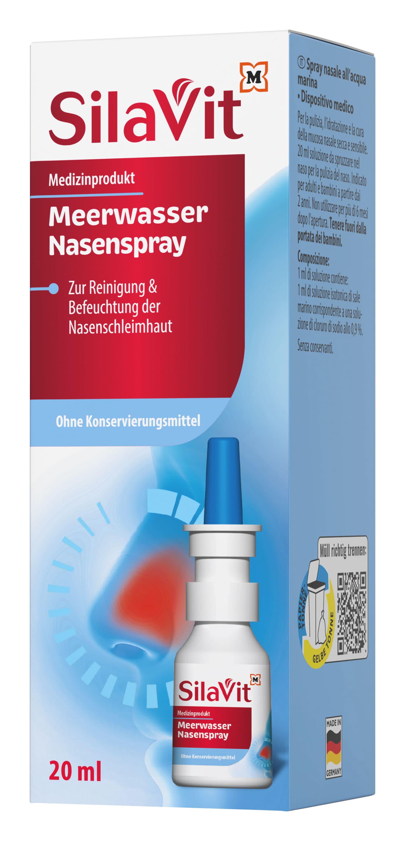 SilaVit Nasenspray Meerwasser
