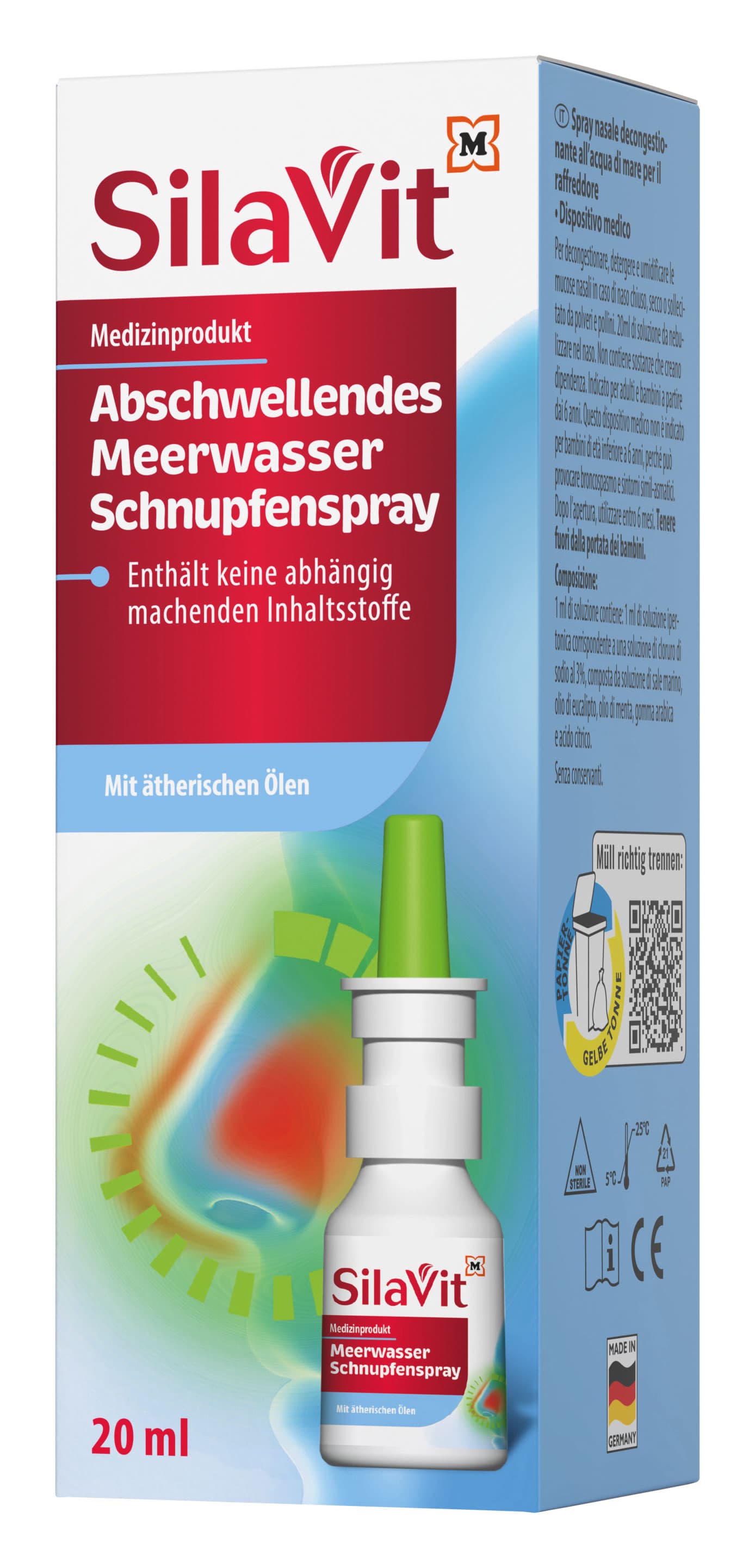 SilaVit Schnupfenspray Meerwasser