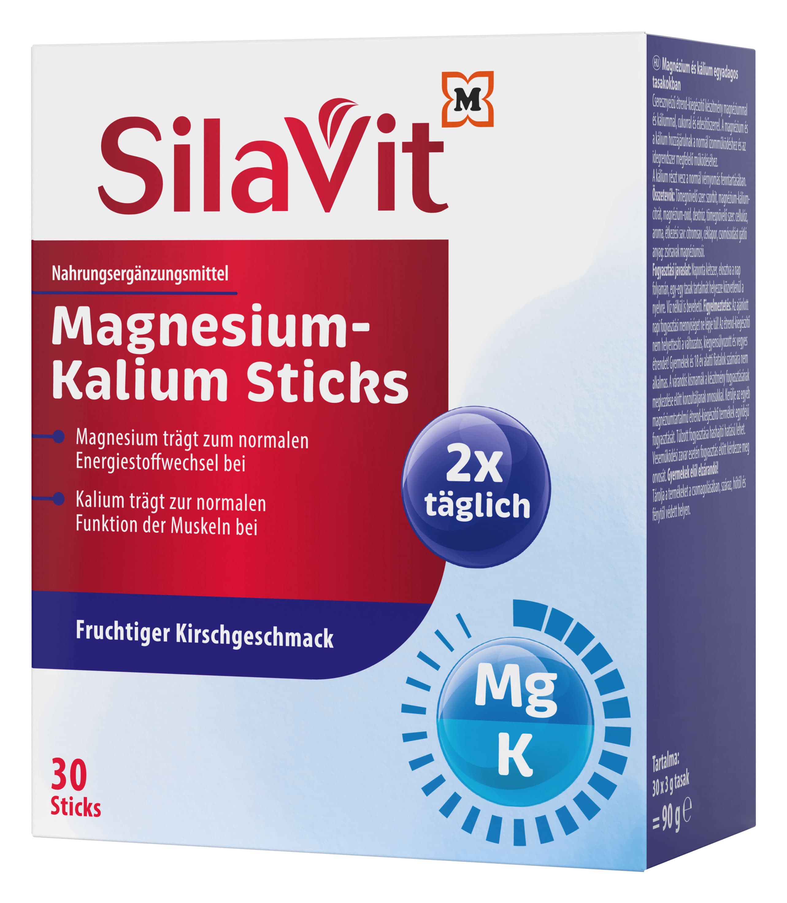 SilaVit Sticks Magenisum & Kalium Kirschgeschmack