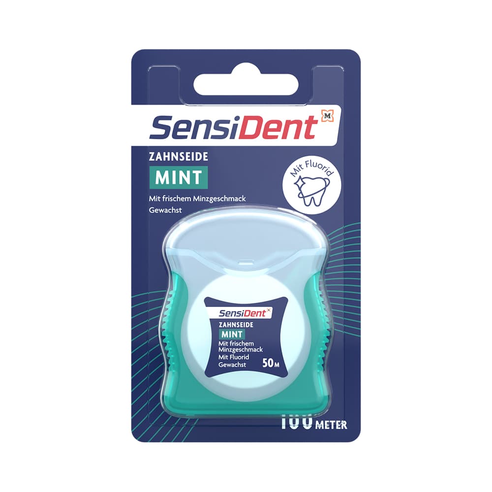 SensiDent Zahnseide Gewachst Minzgeschmack