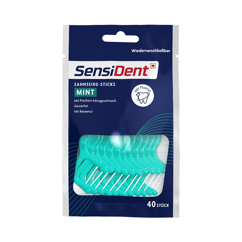 SensiDent Sticks Zahnseide Mint