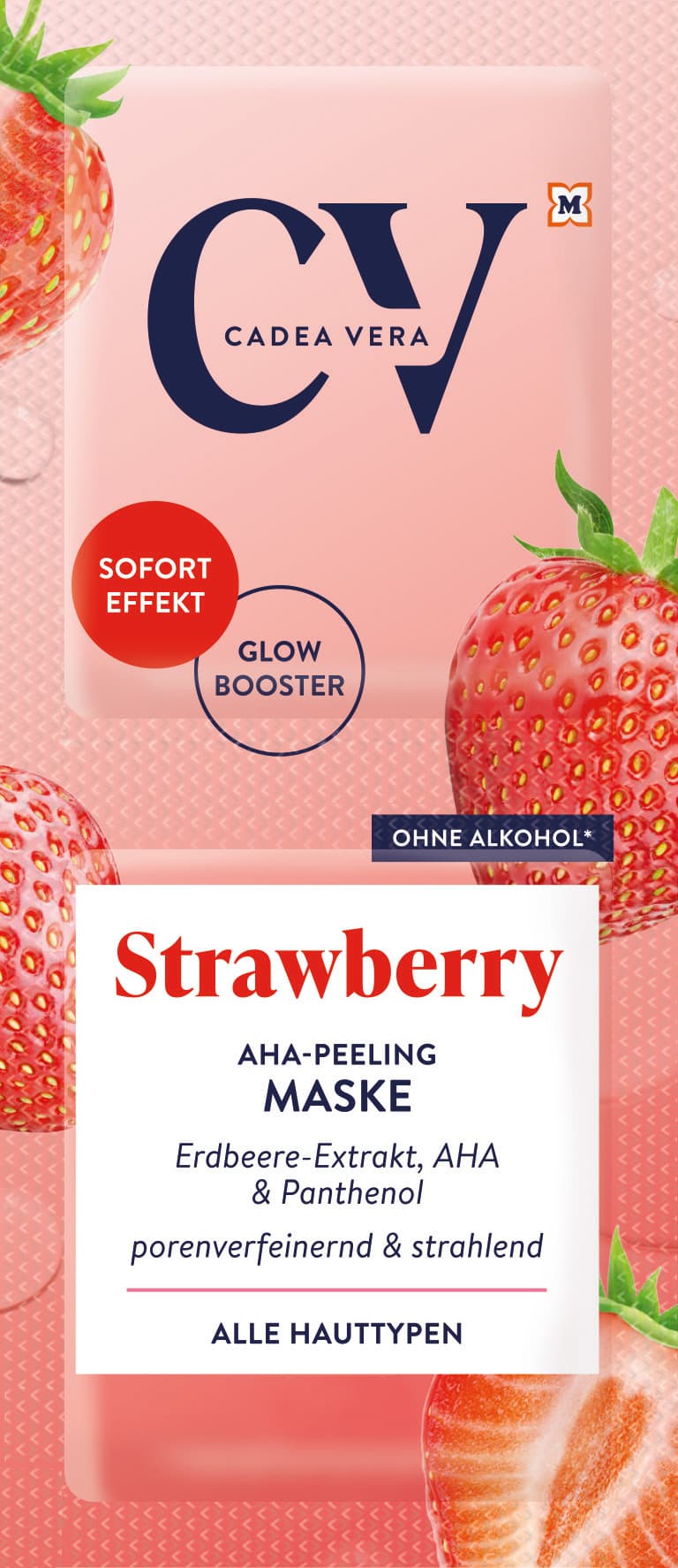 CV Strawberry AHA-Peeling Maske