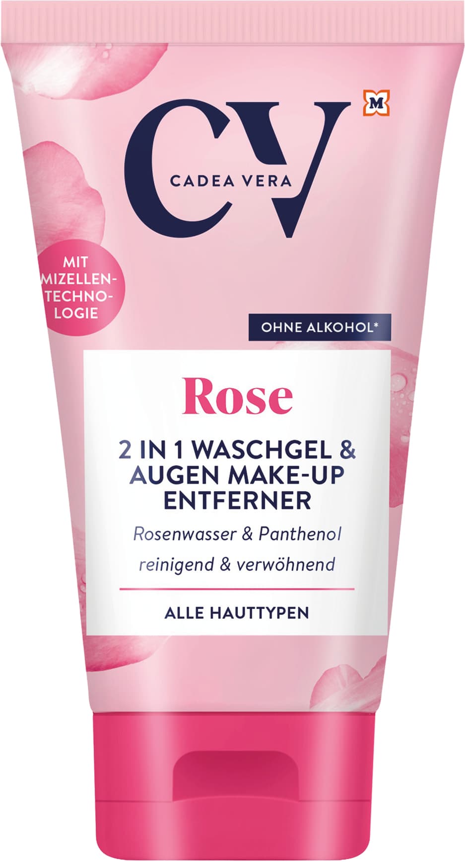 CV Rose 2in1 Waschgel & Augen Make-up Entferner