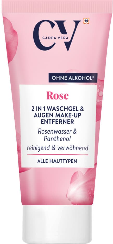 CV Rose 2in1 Waschgel & Augen Make-up Entferner