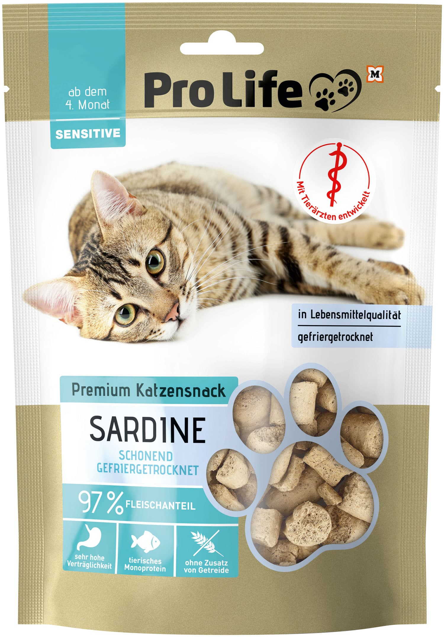 Pro Life Katzensnack Sensitive Sardine