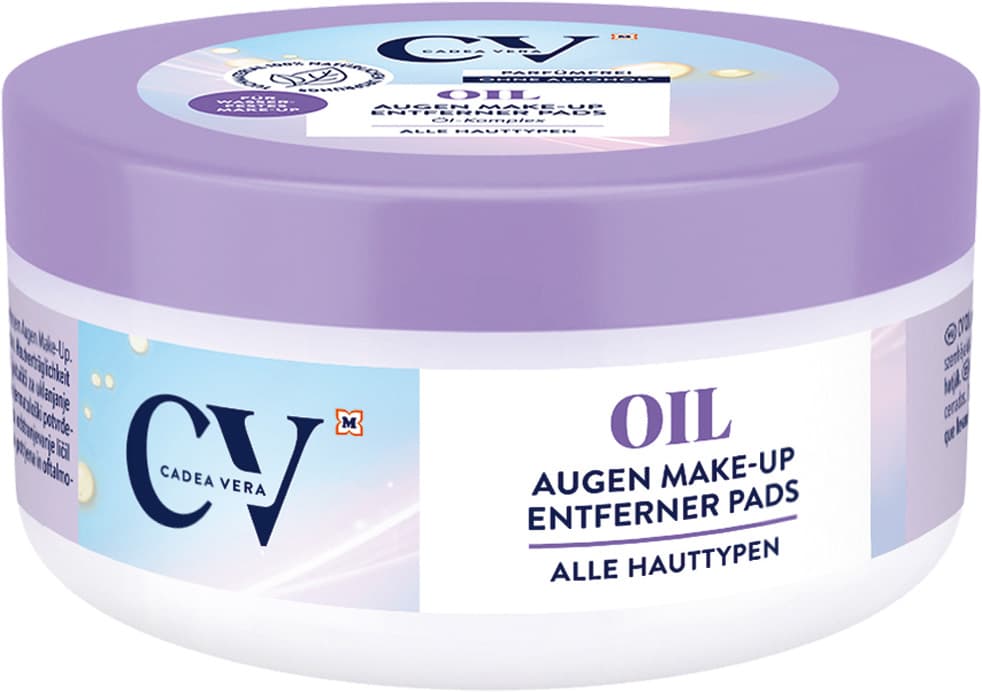 CV Ölhaltige Augen Make-up Entferner Pads