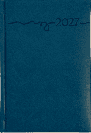 Kalender-Buch 2027 A6  VIVELLA PETROL