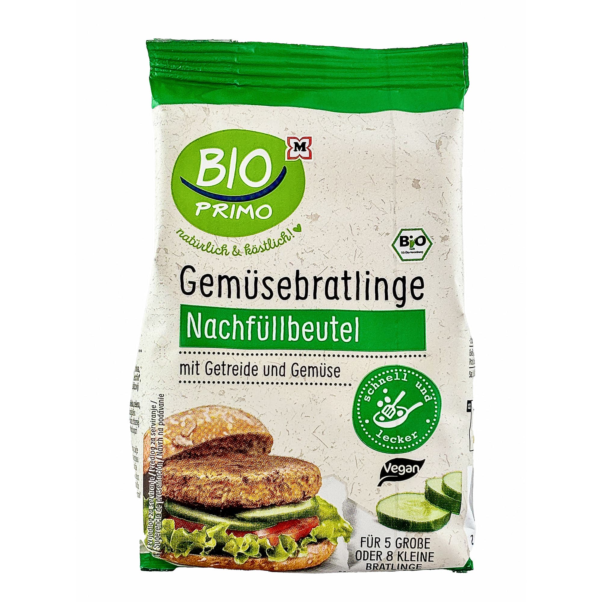BIO PRIMO Bio Gemüsebratlinge