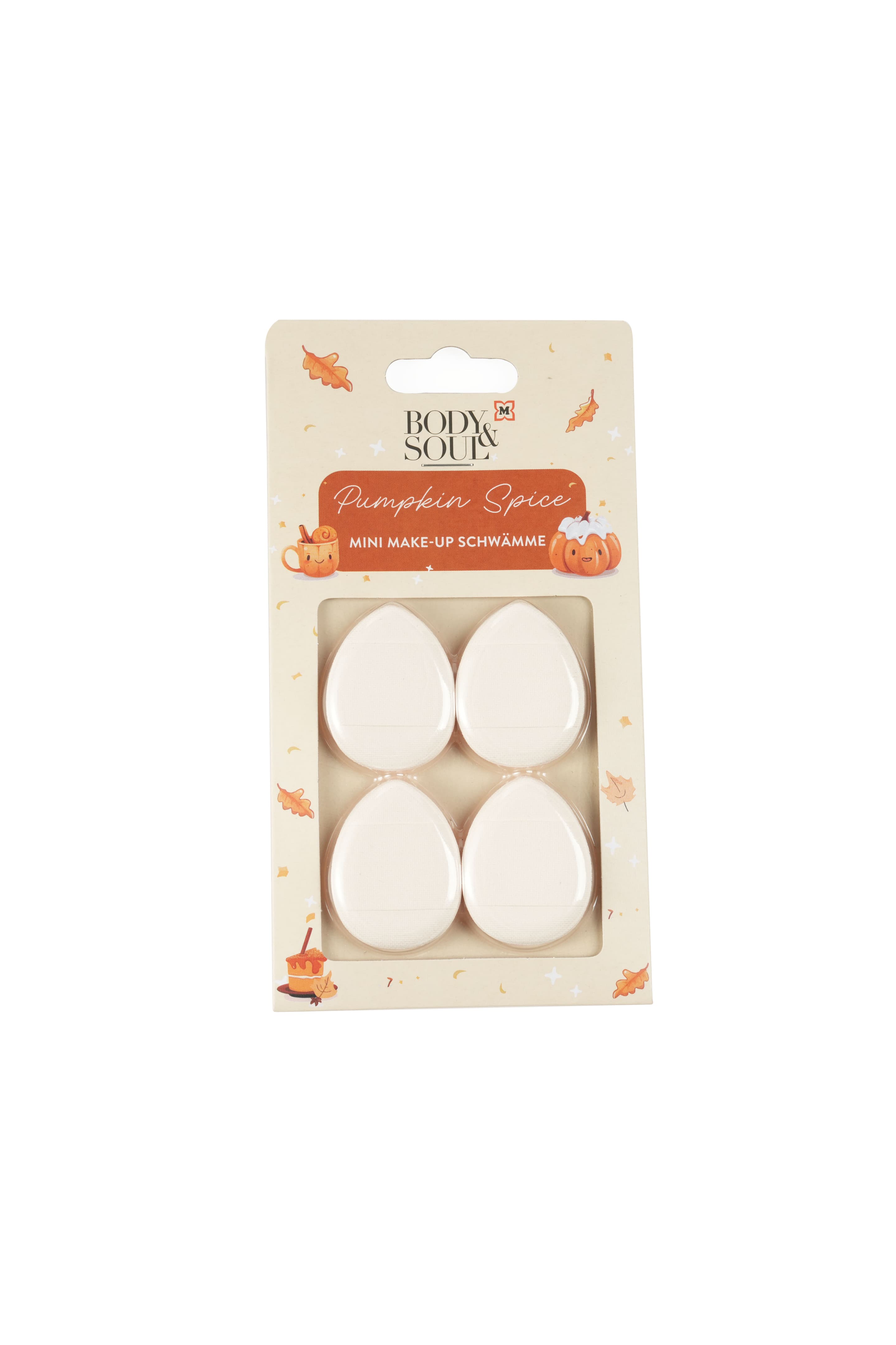 BODY&SOUL Pumpkin Spice Mini Concealer Puffs 4er Pack