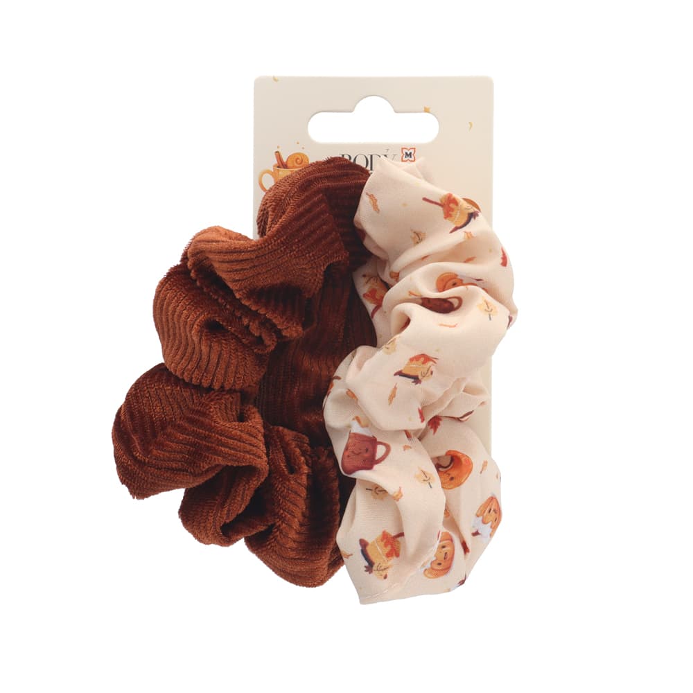 BODY&SOUL Pumpkin Spice Scrunchie 2er Pack