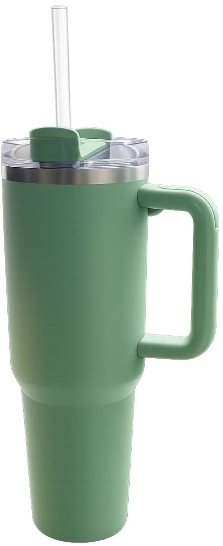 TRENDSHOP Edelstahlbecher Elixir of Life 1,2l