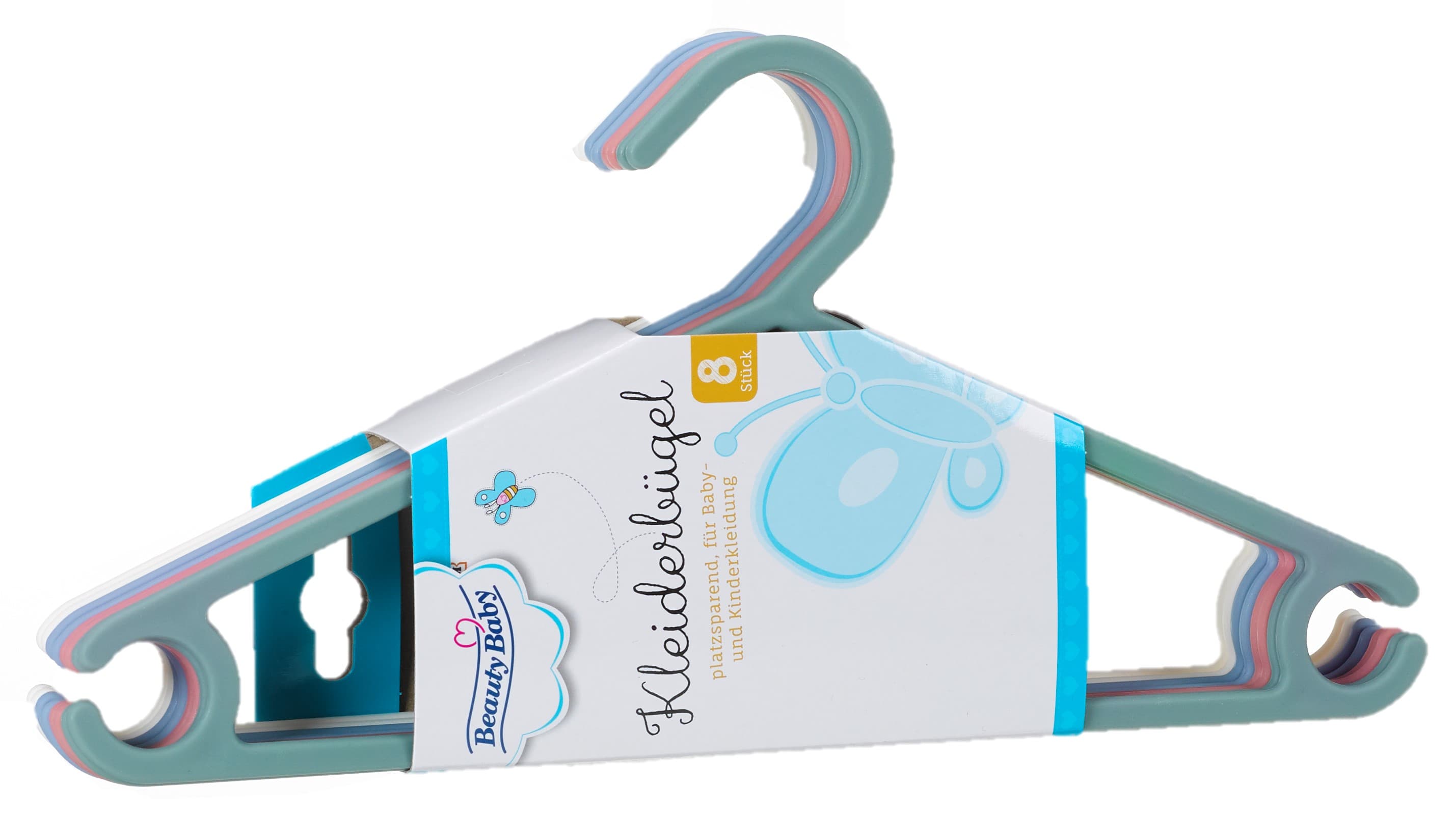 Beauty Baby Kinder Kleiderbügel 8er Pack