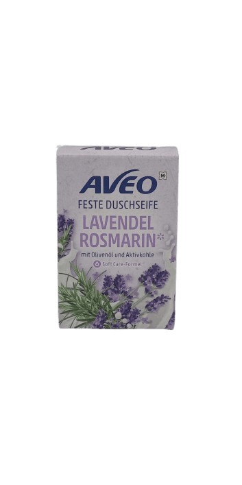Produktbild AVEO Feste Duschseife Lavendel & Rosmarin 2 von 3