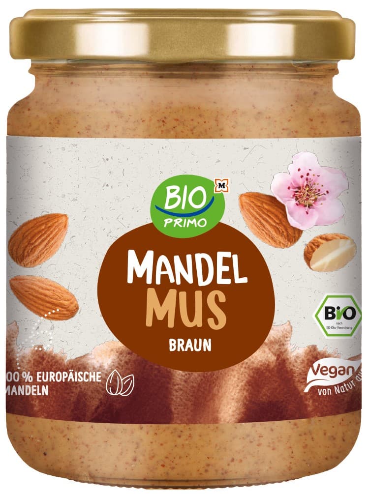 BIO PRIMO Bio Mandelmus Braun