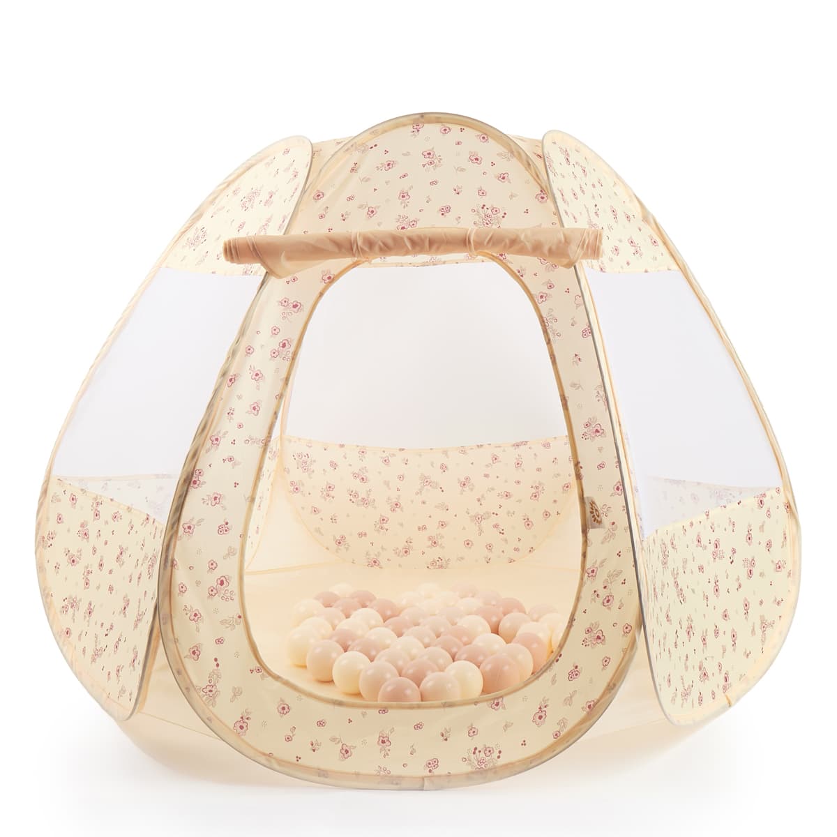 bieco 22008624 - Pop Up Zelt Bälle Vintage