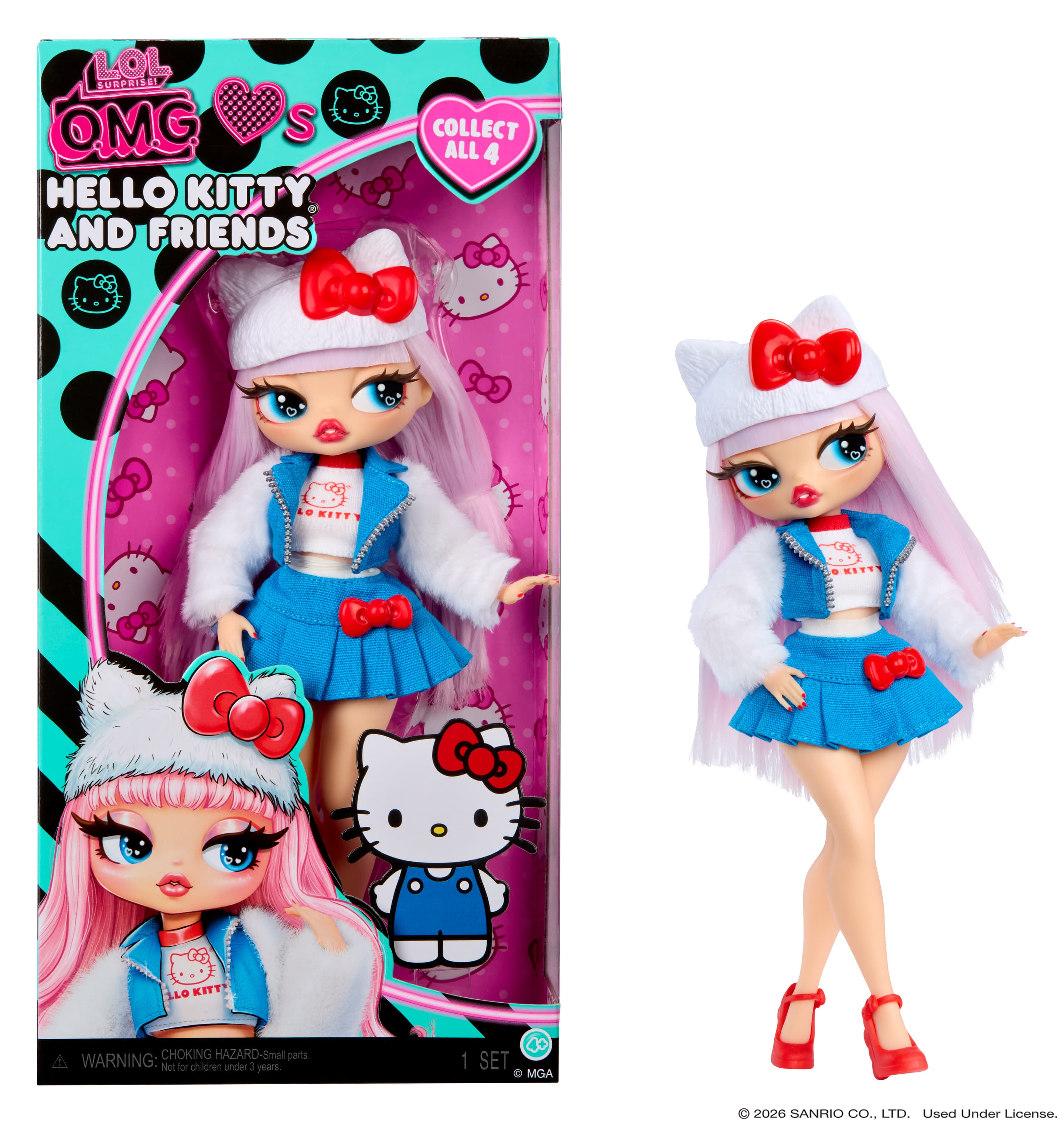 L.O.L. Surprise! OMG Loves Hello Kitty & Friends Modepuppe - Hello Kitty