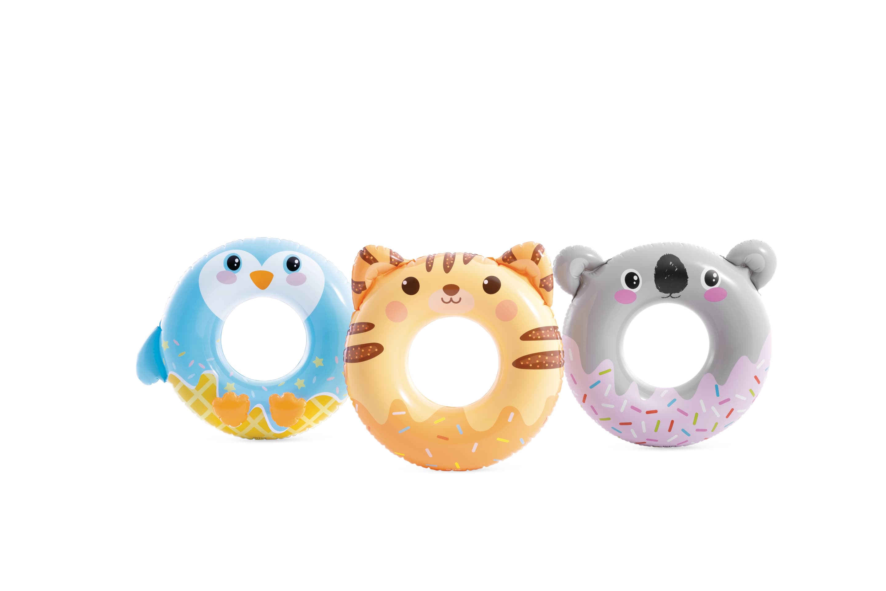 Intex - Wasserspielring „Cute Animal Tubes“, sortiert, 1 Stück