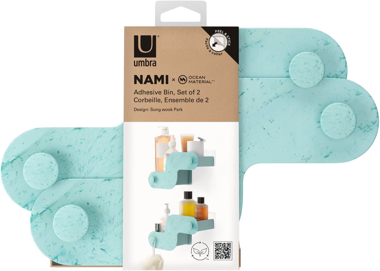 umbra Duschbehälter zum Kleben Nami 2er Pack
