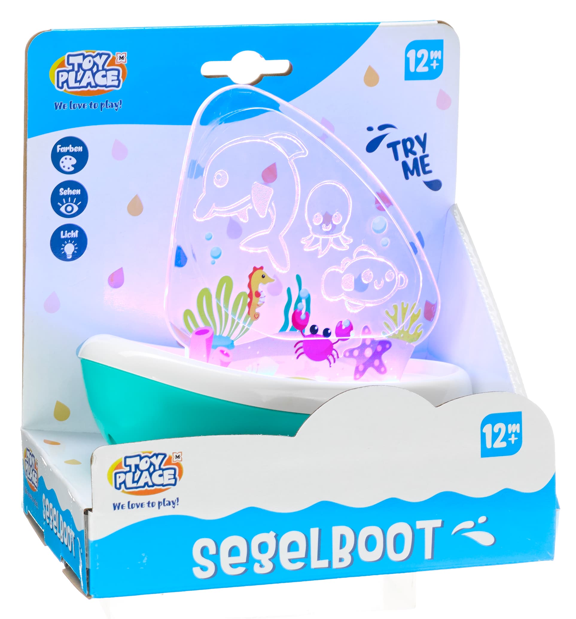 Müller - Toy Place - Segelboot mit Licht, 15 cm