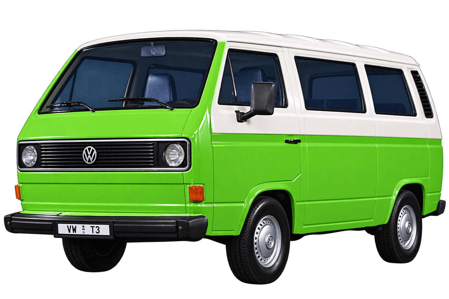 Motor Max - Volkswagen VW T3 Bus zweifarbig lackiert 1:24