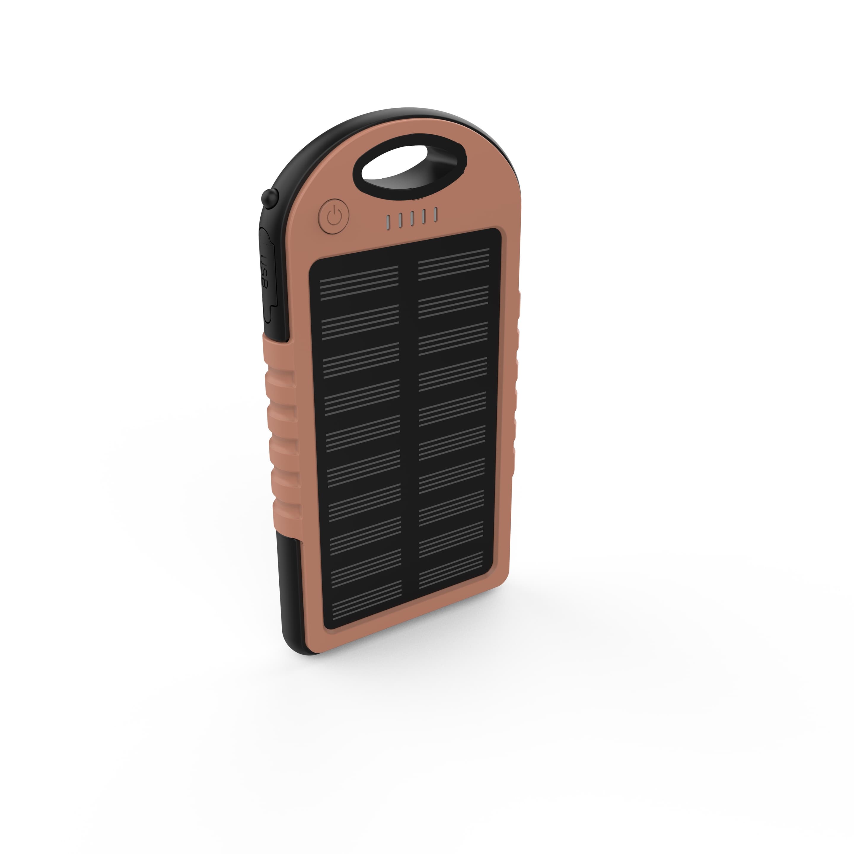 Solar-Powerbank Rosa 5000mAh